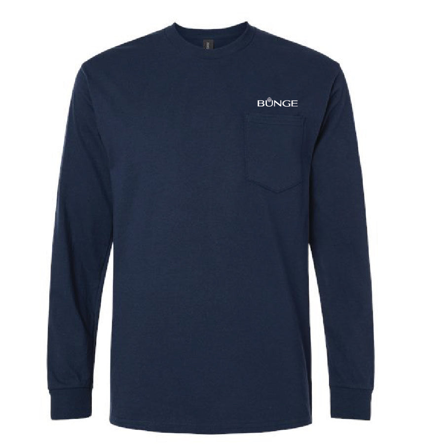 GILDAN® - Unisex Ultra Cotton® Long Sleeve Pocket T-Shirt
