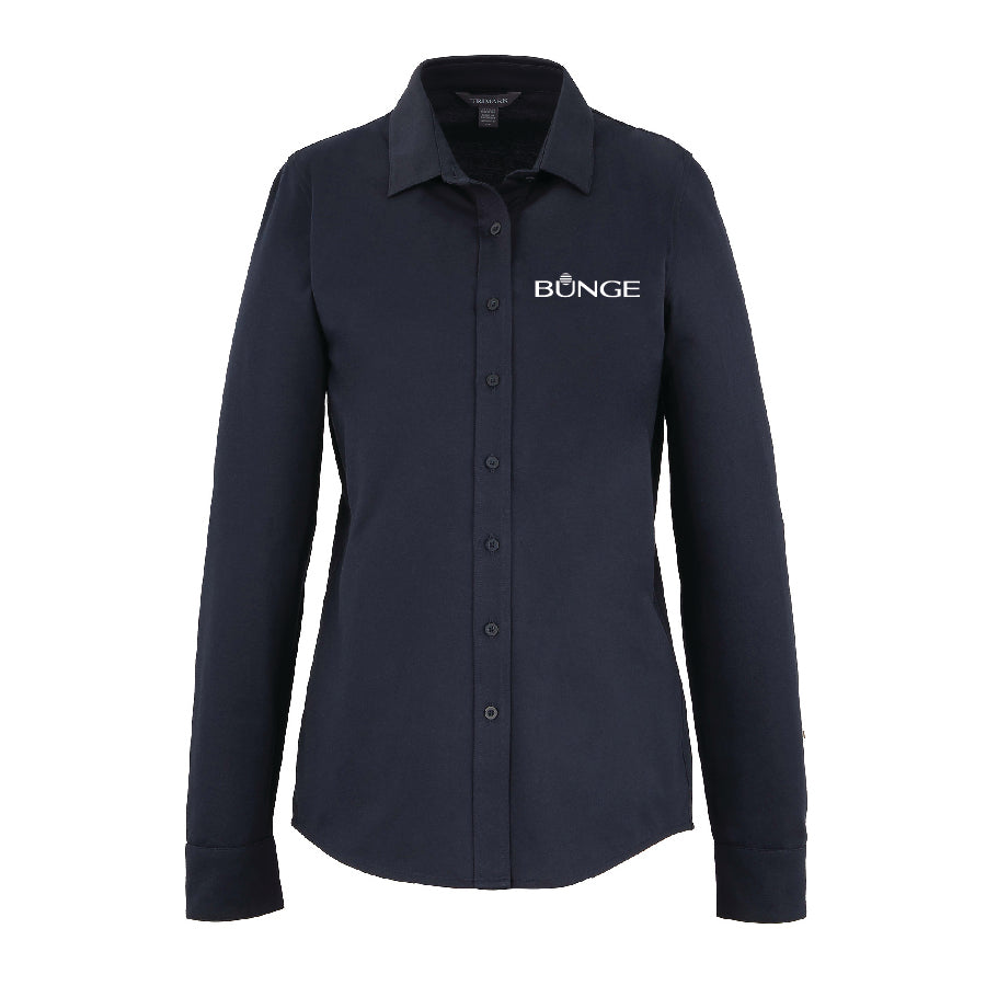 TRIMARK - TATRA Womens Eco Long Sleeve Knit Shirt