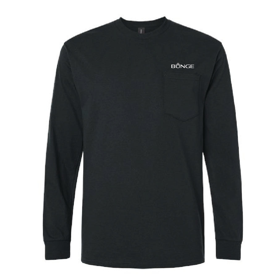 GILDAN® - Unisex Ultra Cotton® Long Sleeve Pocket T-Shirt