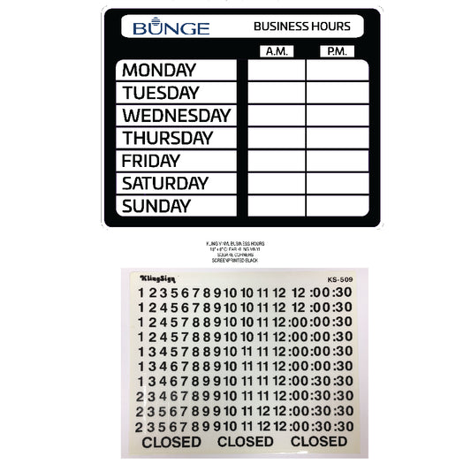 BUSINESS - Hours Kit