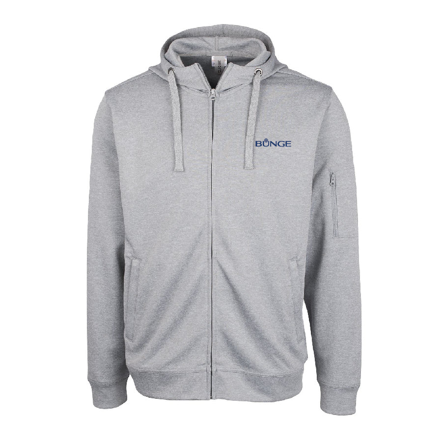 CLIQUE - Lift Eco Performance Full Zip Unisex Hoodie Sweatshirt