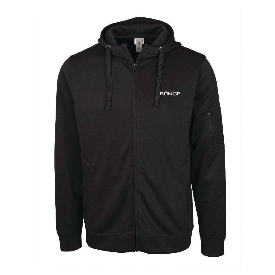 CLIQUE - Lift Eco Performance Full Zip Unisex Hoodie Sweatshirt