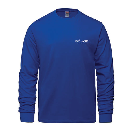 CANADAS SPORTSWEAR - Breeze Mens Ring Spun Combed Cotton Long Sleeve Crewneck T-Shirt