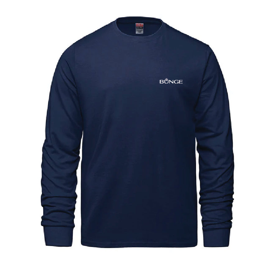 CANADAS SPORTSWEAR - Breeze Mens Ring Spun Combed Cotton Long Sleeve Crewneck T-Shirt