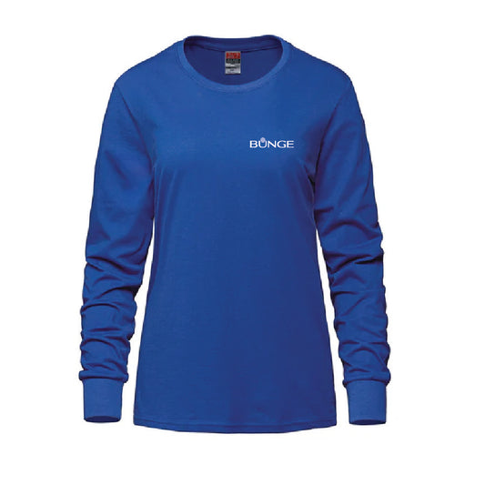 CANADAS SPORTSWEAR - Breeze Womens Ring Spun Combed Cotton Long Sleeve Crewneck T-Shirt